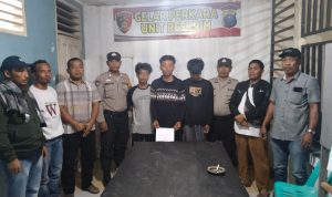 Ketiga terduga pelaku pungli yang sempat viral di Tiktok membuat video permohonan maaf ke masyarakat usai diamankan ke Polsek Sipirok