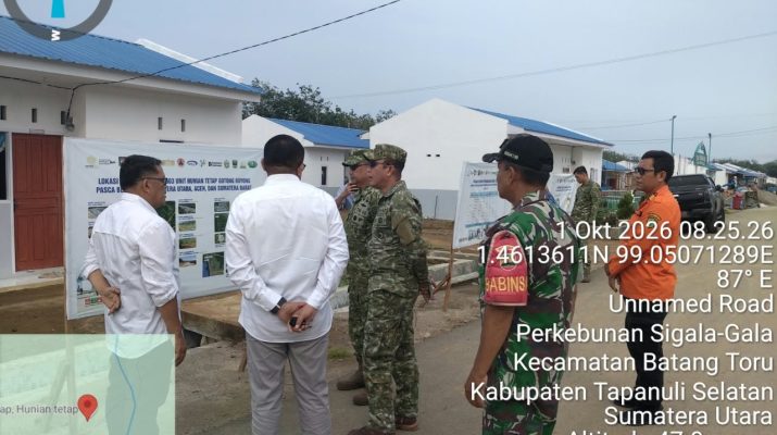 Tim Satgas PRR tinjau Huntap Tapanuli Selatan