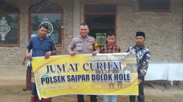 Jumat Curhat Polsek SD Hole