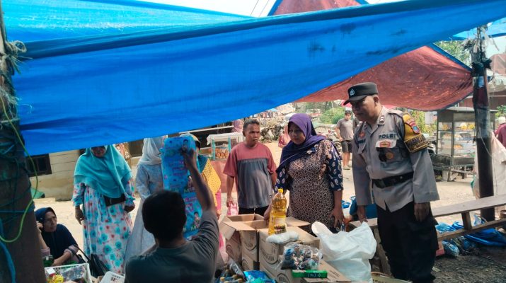 Polsek Sipirok pantau harga sembako