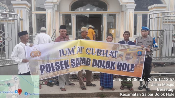 Jumat Curhat Polsek SD Hole