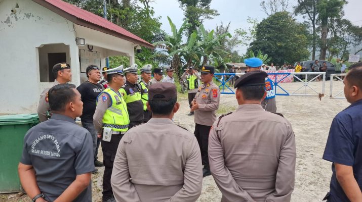 Polsek Sipirok kawal aksi damai KETA MALANCAR