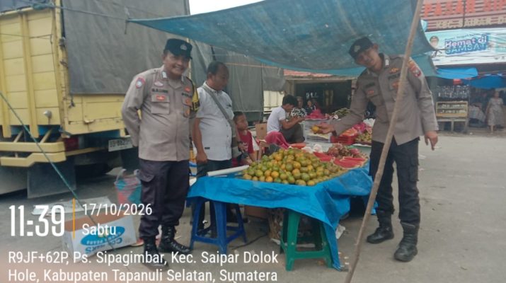 pengamanan Pasar Sipagimbar