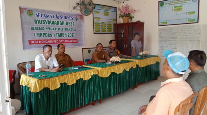 Musyawarah RKPDes Mondang 2027